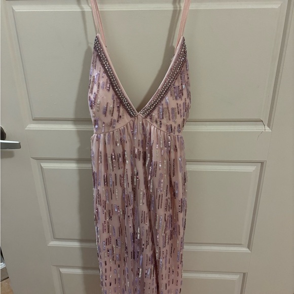 Free People Pink Sequin Dress - Picture 2 of 3